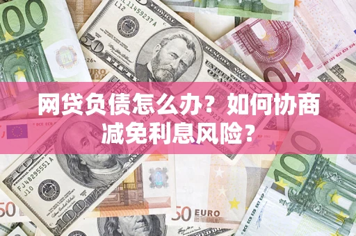 武汉网贷负债怎么办？如何协商减免利息风险？