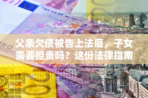 武汉父亲欠债被告上法庭，子女需要担责吗？这份法律指南必须看完