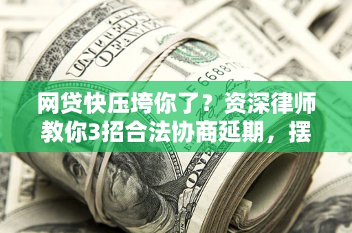 武汉网贷快压垮你了？资深律师教你3招合法协商延期，摆脱暴力催收！