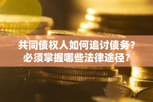 武汉共同债权人如何追讨债务？必须掌握哪些法律途径？