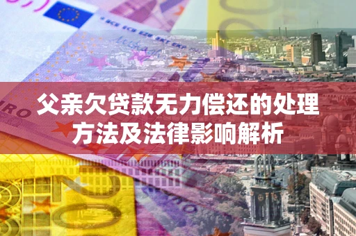 武汉父亲欠贷款无力偿还的处理方法及法律影响解析