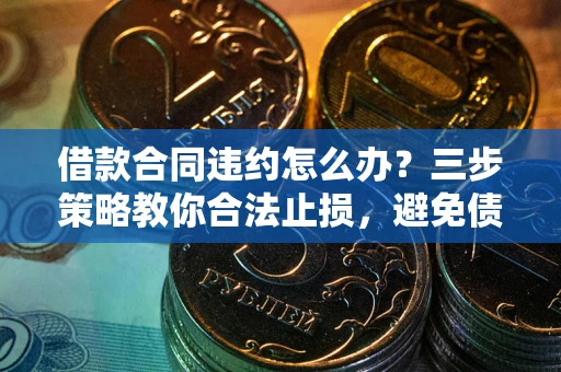 武汉借款合同违约怎么办？三步策略教你合法止损，避免债务危机升级