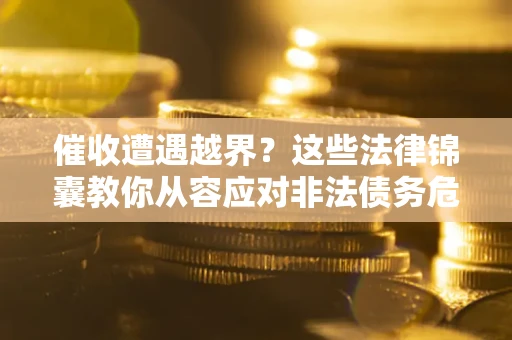 武汉催收遭遇越界？这些法律锦囊教你从容应对非法债务危机