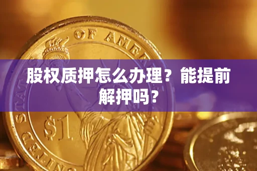 武汉股权质押怎么办理？能提前解押吗？