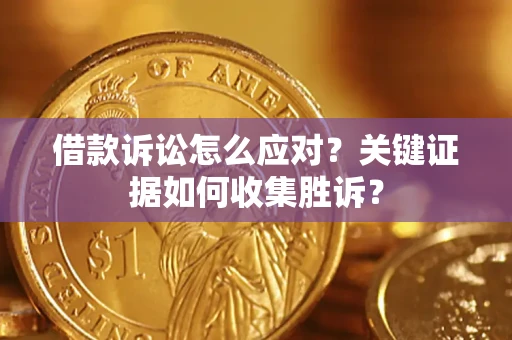 武汉借款诉讼怎么应对？关键证据如何收集胜诉？