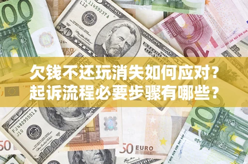 武汉欠钱不还玩消失如何应对？起诉流程必要步骤有哪些？